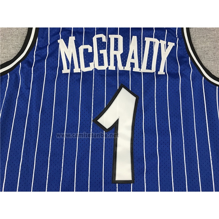 Camiseta Orlando Magic Tracy McGrady #1 Mitchell & Ness 2003-04 Azul